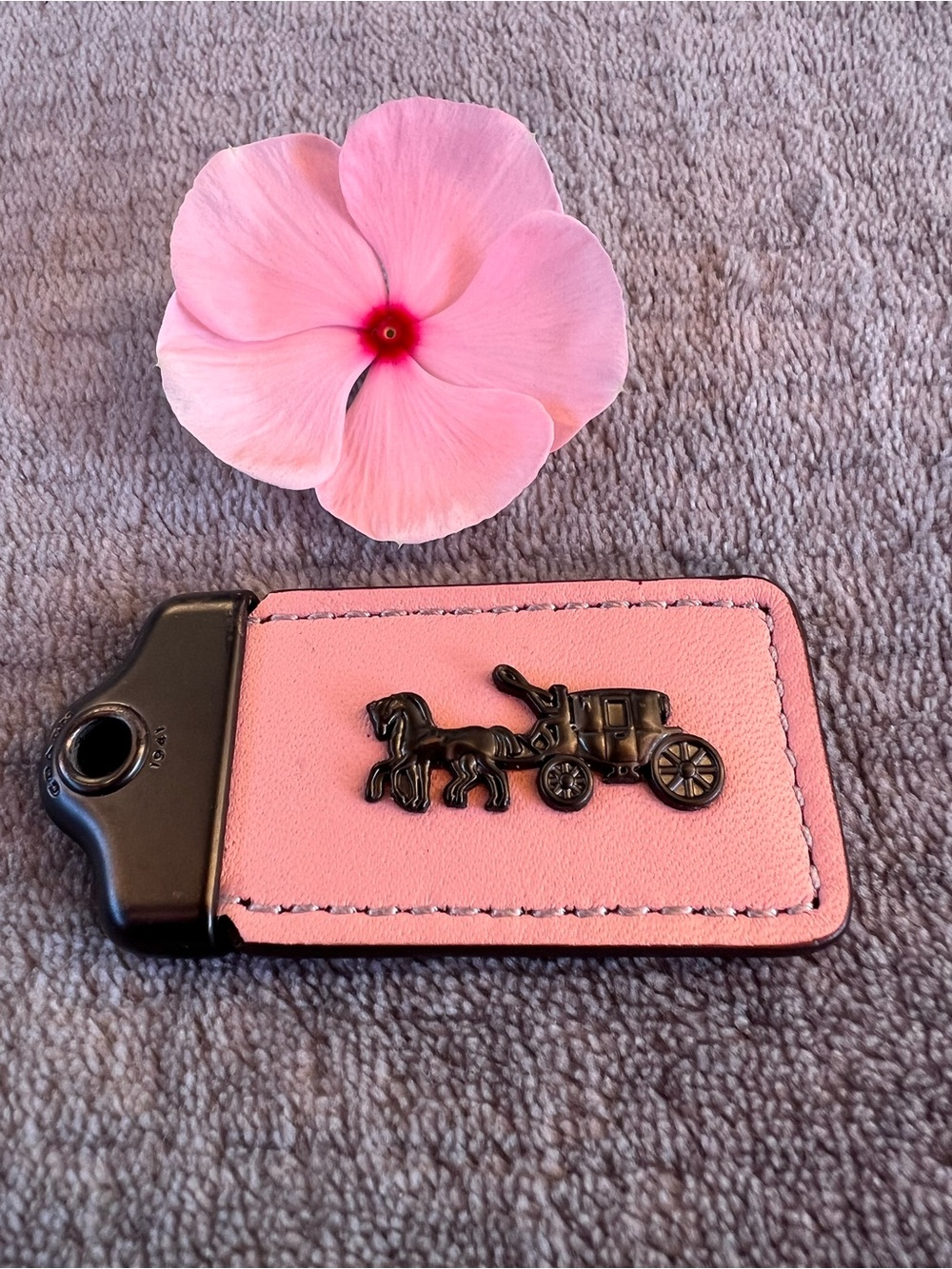 COACH 1941 Bag’s Hanging Tag Leather Horse and Carriage Bag Charm Hangtag - Picture 7 of 11